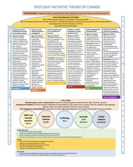 Theory of change graph