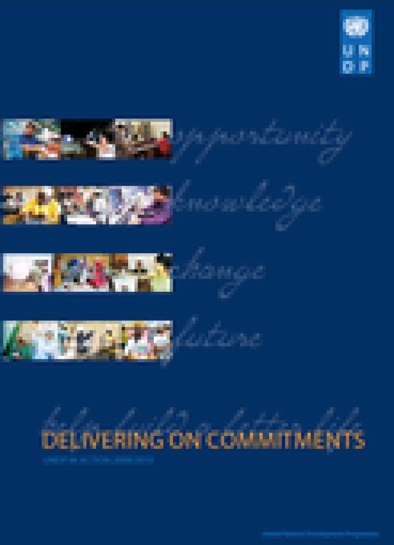 MDTF Office Activities Featured in UNDP 2010 Annual Report MDTF Office Activities Featured in UNDP 2010 Annual Report