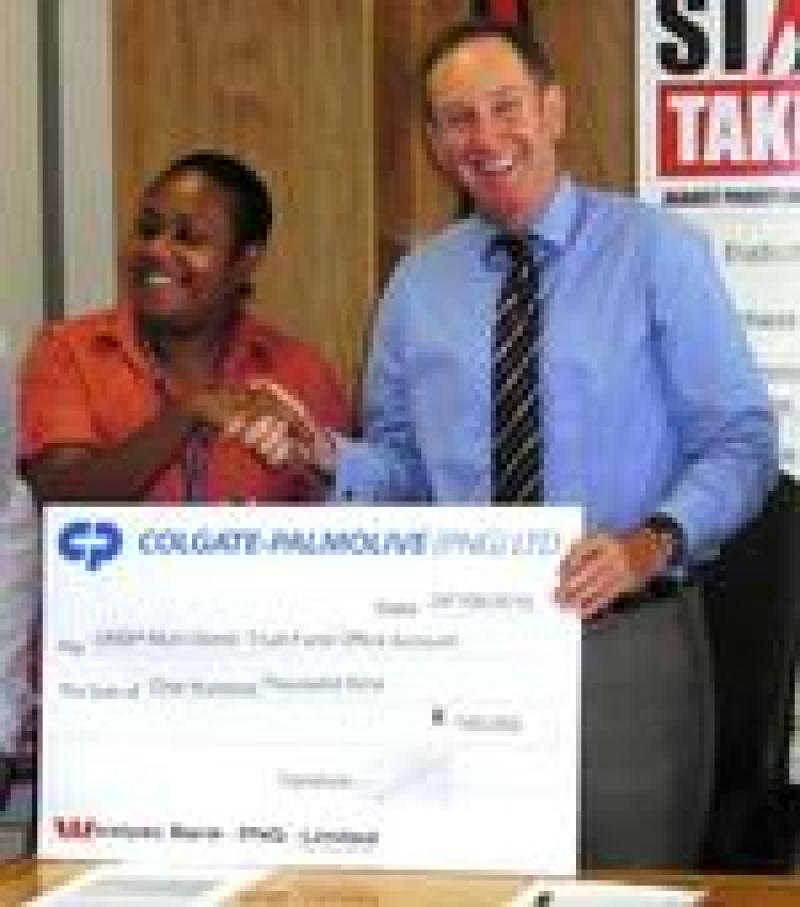 Colgate-Palmolive sponsors UN MDG radio drama campaign through the PNG UN Country Fund Colgate-Palmolive sponsors UN MDG radio drama campaign through the PNG UN Country Fund